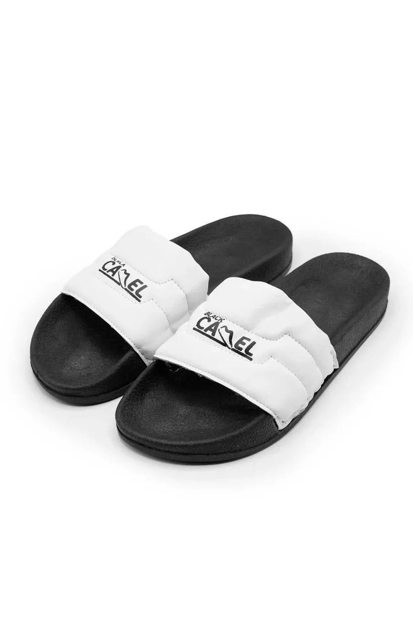White & Black Camel Soft Slide-333 Article