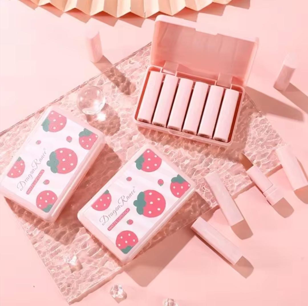 6 Pcs Matte Finish Lipstick Collection in Bold Cool Undertones