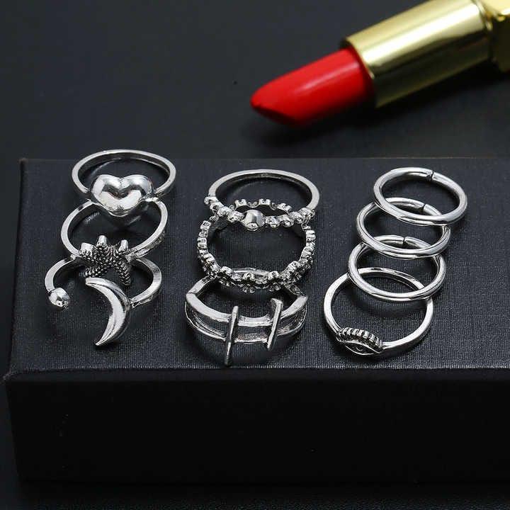 10 Pc Ring Set For Women And Girls
